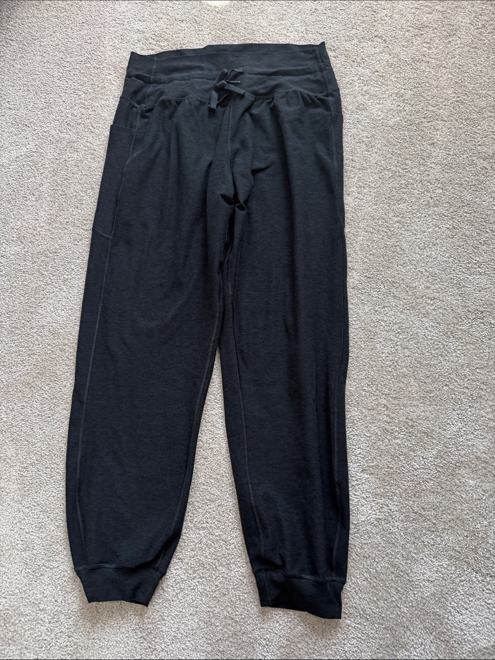 Beyond Yoga Black Drawstring Jogger Pants